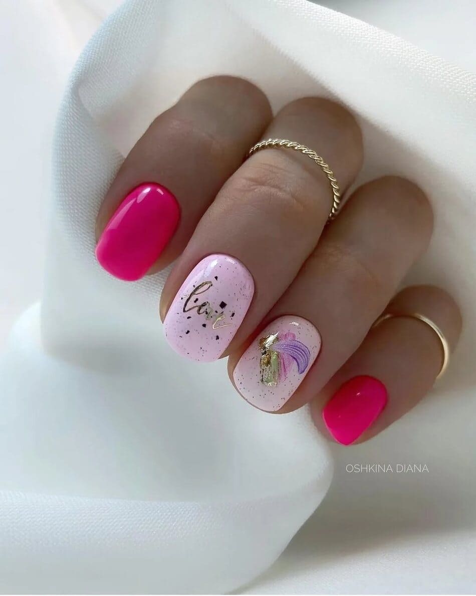 весенний нейл арт