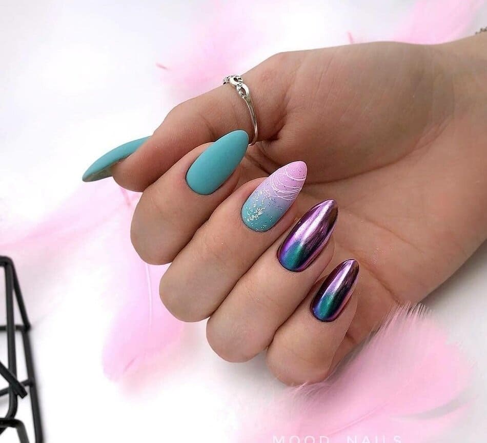 весенний нейл арт