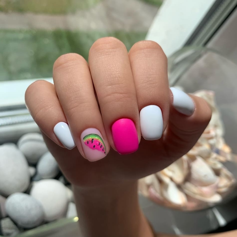 летний нейл арт