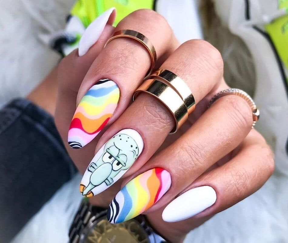 летний нейл арт