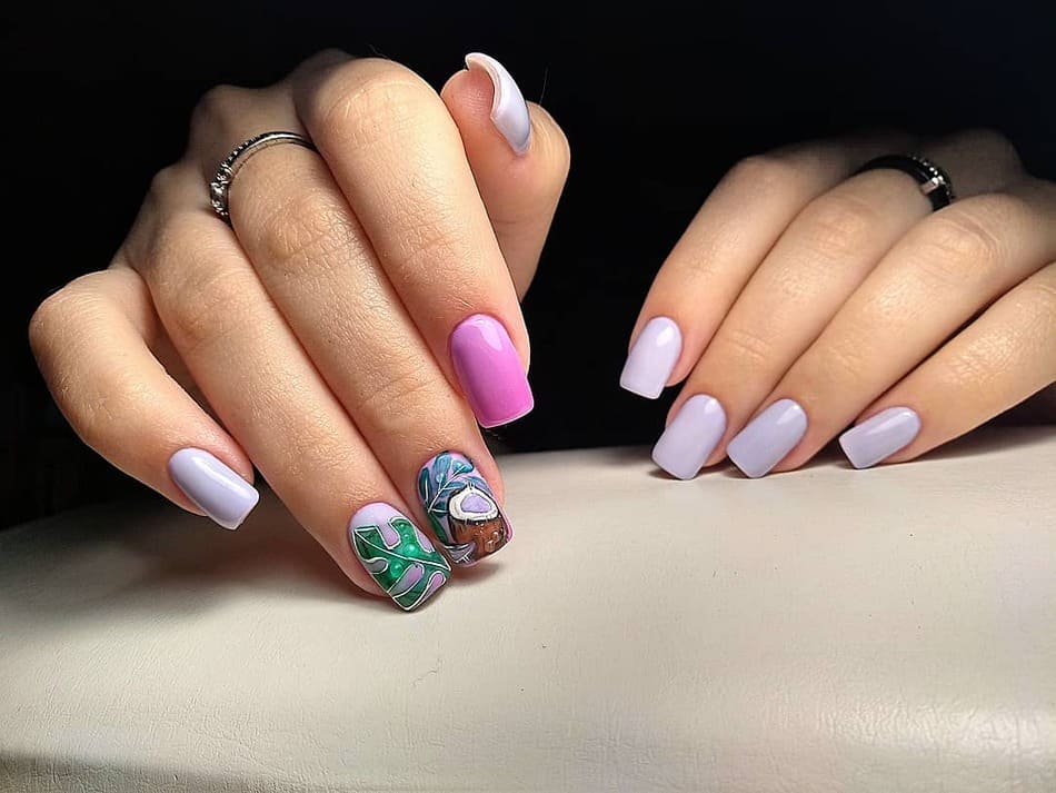 летний нейл арт