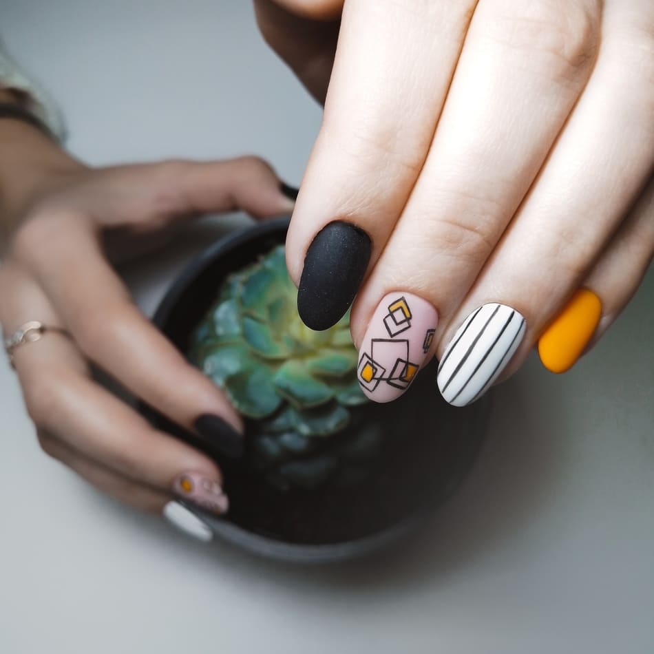 осенний нейл арт