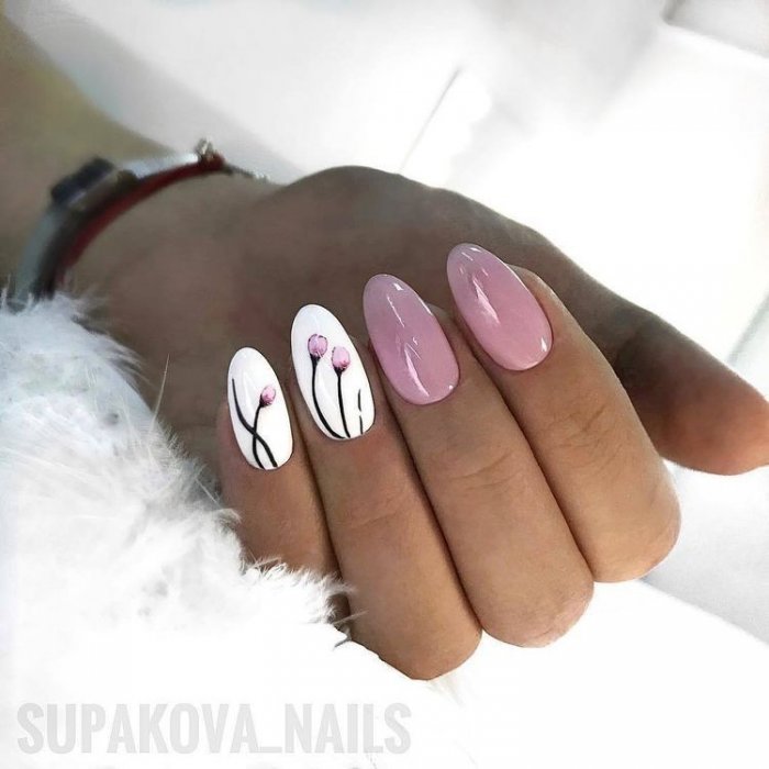 маникюр на 8 марта