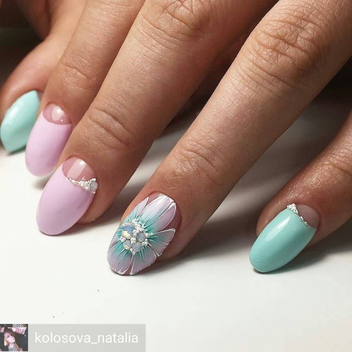 маникюр на 8 марта