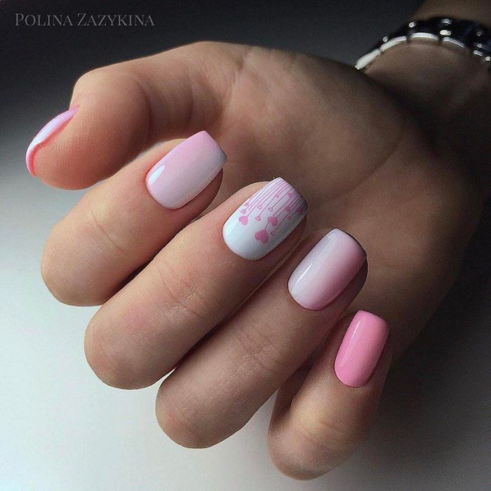 маникюр на 8 марта